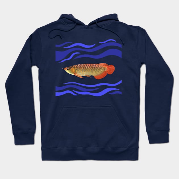 Arowana Fish Hoodie by Suneldesigns